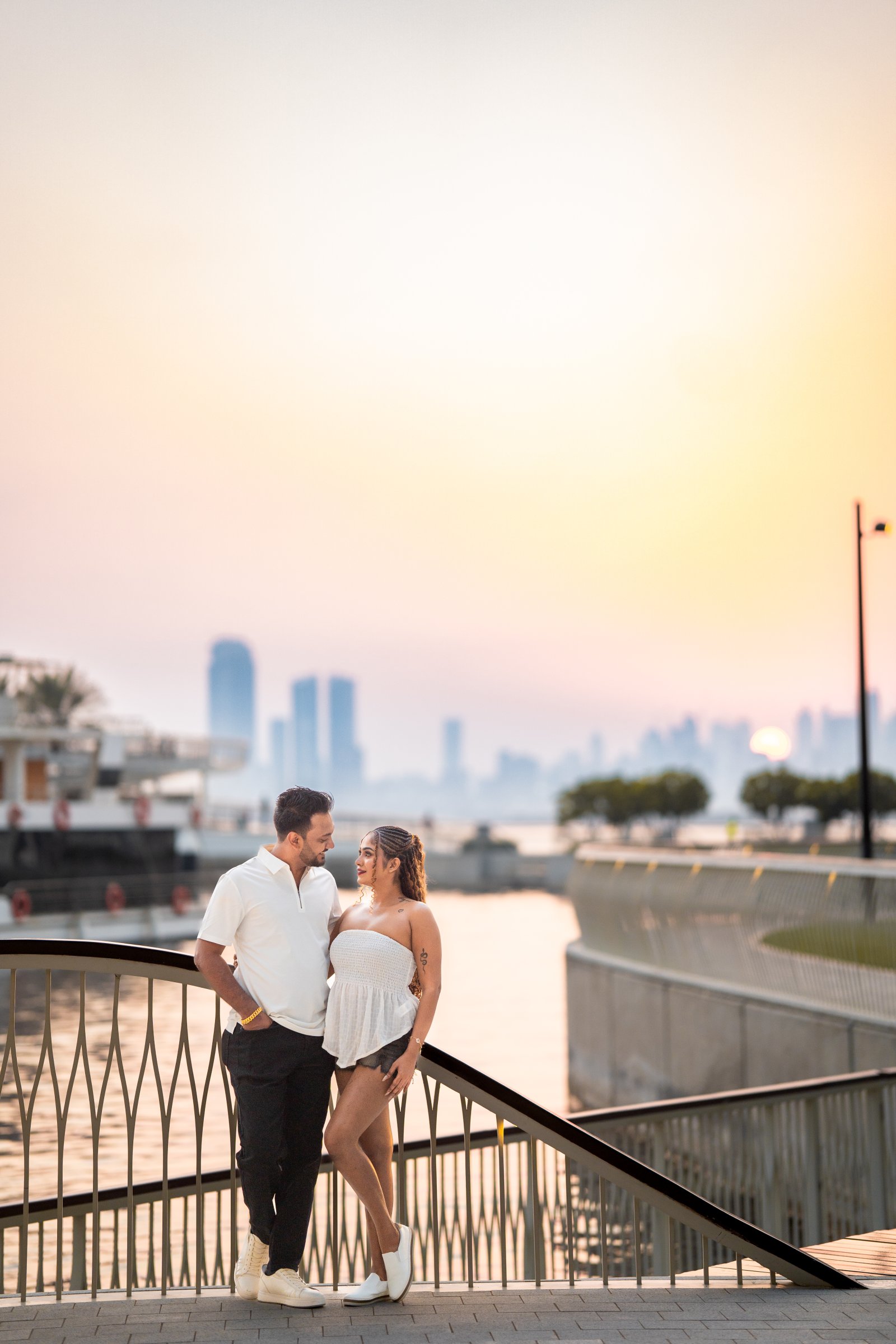 Deshan & Nithini Pre Shoot in Dubai Creek