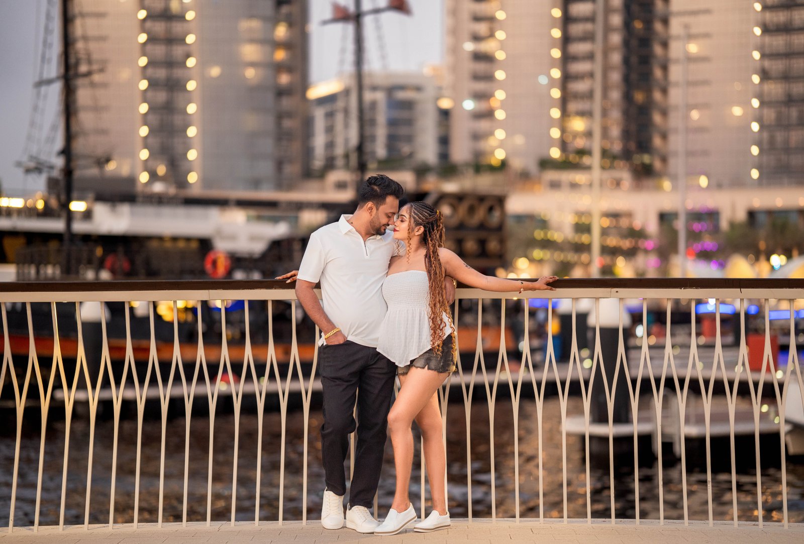 Deshan & Nithini Pre Shoot in Dubai Creek