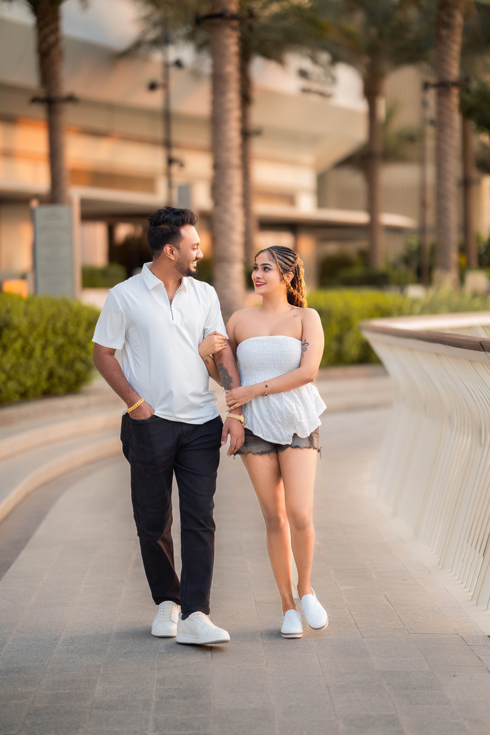 Deshan & Nithini Pre Shoot in Dubai Creek